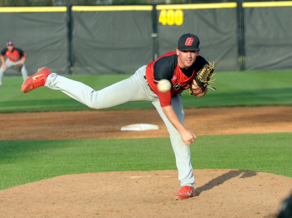 Senior pitcher Josh Martin pitched a solid inning against Frostburg State.