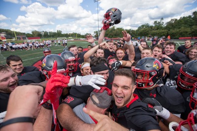 CUA Football Upsets Utica for its First Win, 16-10