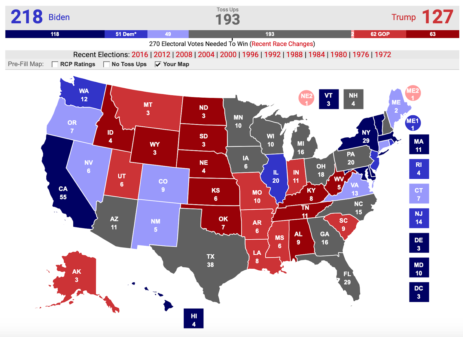 Election 2020: Battleground Map Evolves As Polls Tighten